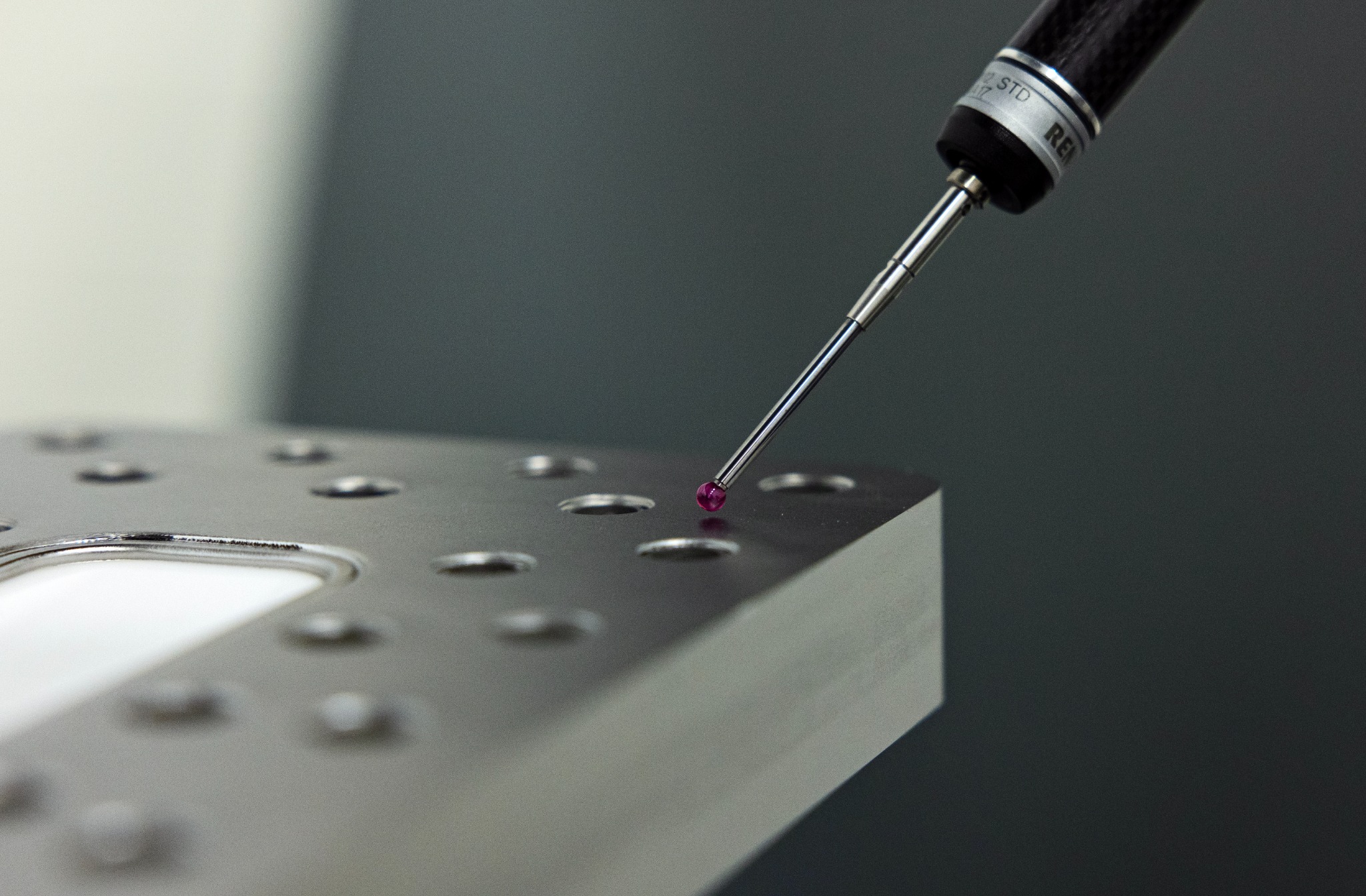 CMM inspection of a precision machined component