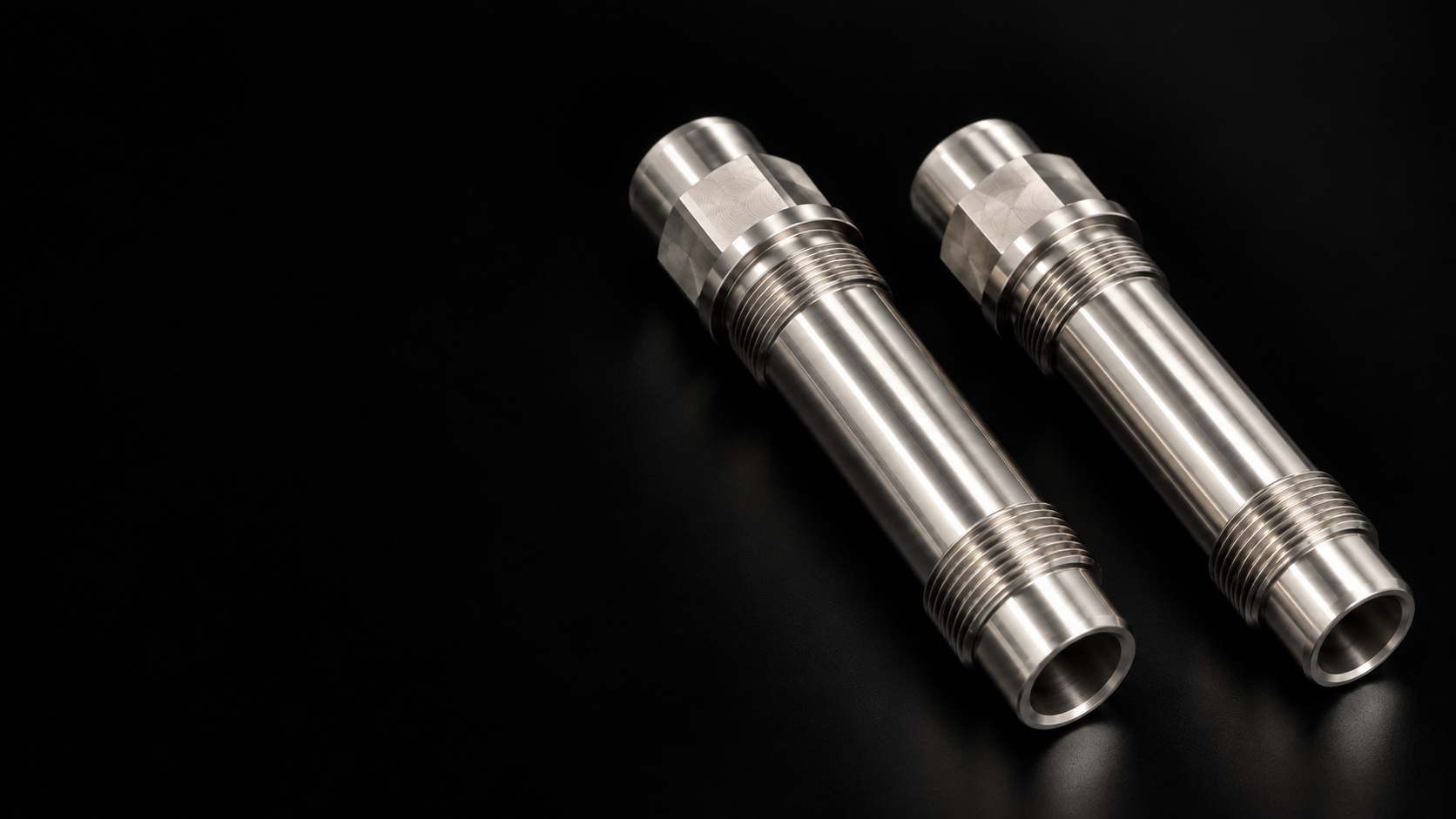 Precision CNC turned component